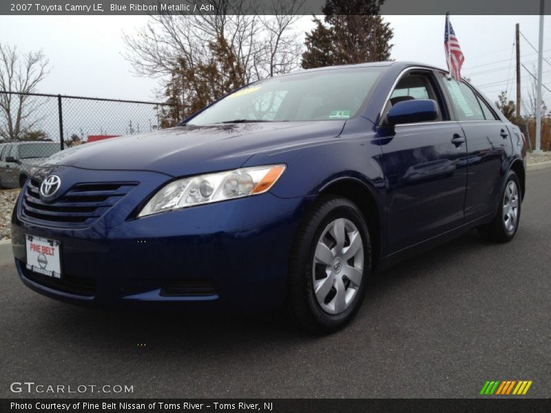 Blue Ribbon Metallic / Ash 2007 Toyota Camry LE