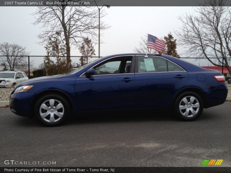 Blue Ribbon Metallic / Ash 2007 Toyota Camry LE