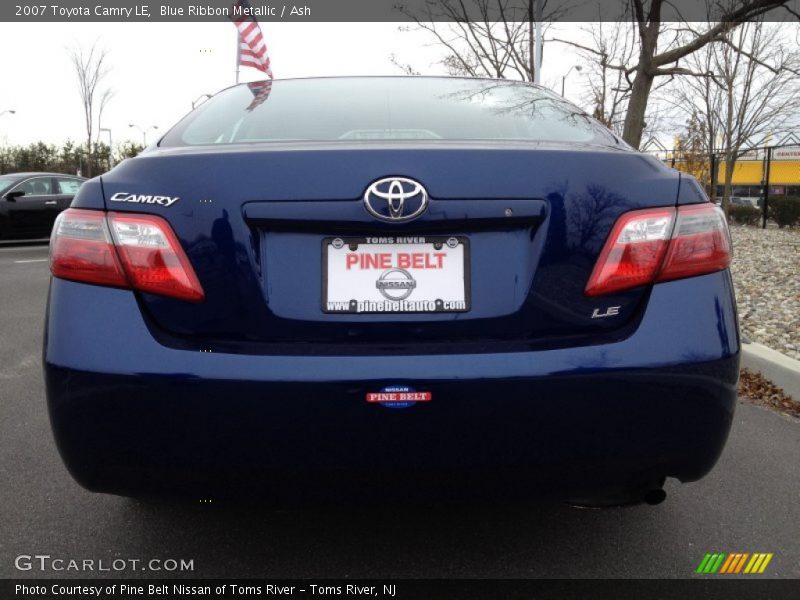 Blue Ribbon Metallic / Ash 2007 Toyota Camry LE