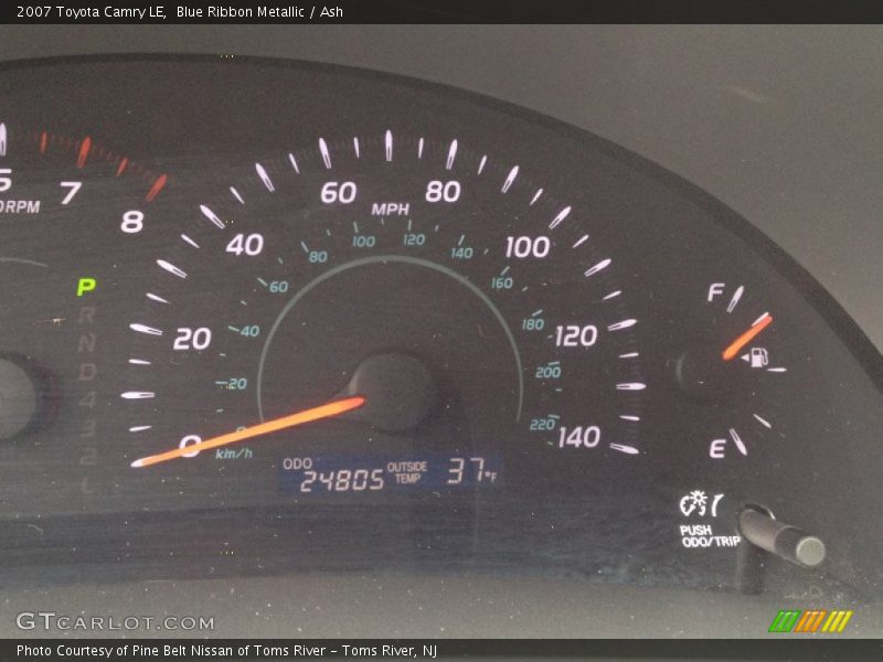 Blue Ribbon Metallic / Ash 2007 Toyota Camry LE