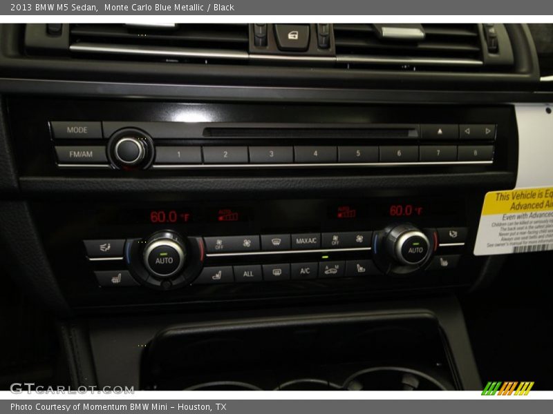 Controls of 2013 M5 Sedan