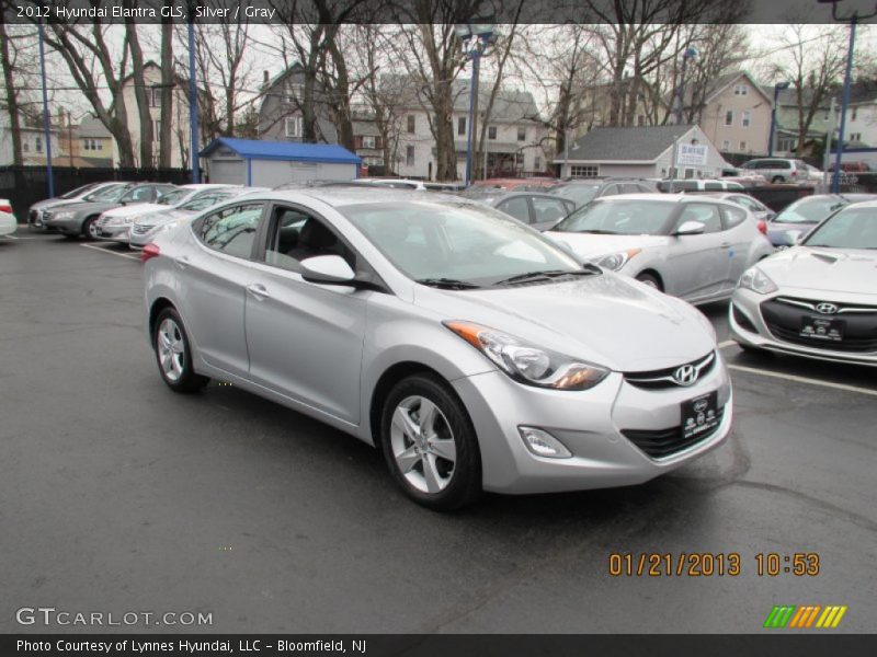 Silver / Gray 2012 Hyundai Elantra GLS