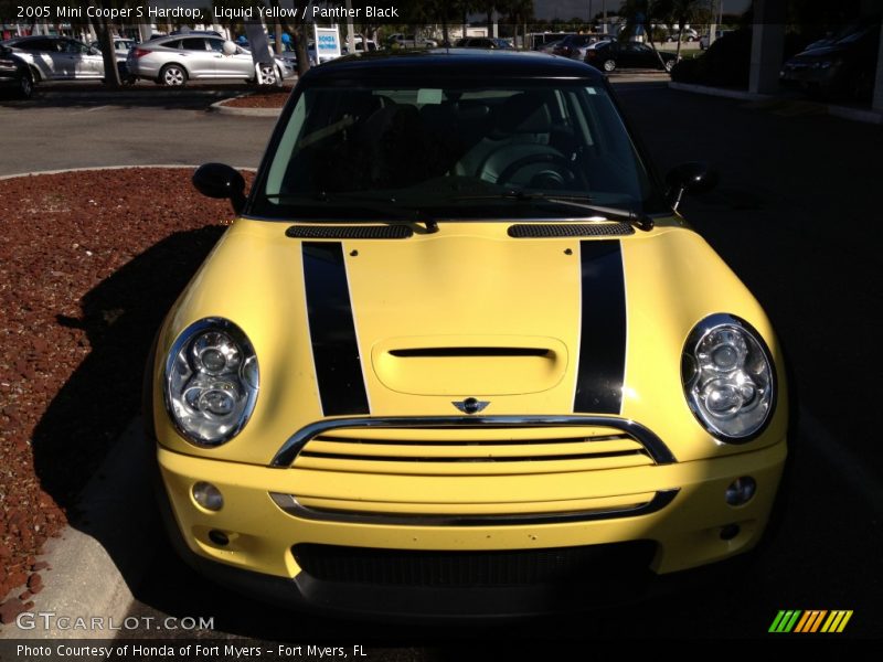 Liquid Yellow / Panther Black 2005 Mini Cooper S Hardtop