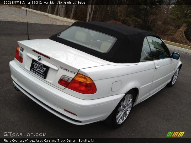 Alpine White / Beige 2002 BMW 3 Series 330i Convertible