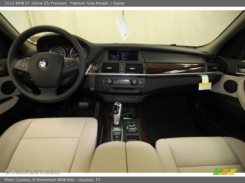 Platinum Gray Metallic / Oyster 2013 BMW X5 xDrive 35i Premium