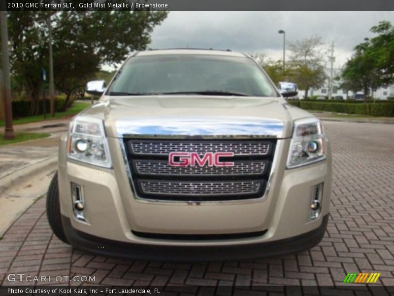 Gold Mist Metallic / Brownstone 2010 GMC Terrain SLT