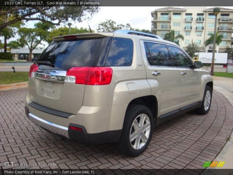 Gold Mist Metallic / Brownstone 2010 GMC Terrain SLT