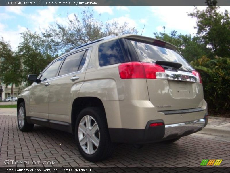 Gold Mist Metallic / Brownstone 2010 GMC Terrain SLT