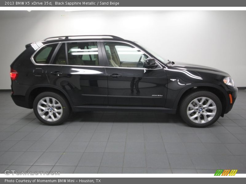 Black Sapphire Metallic / Sand Beige 2013 BMW X5 xDrive 35d