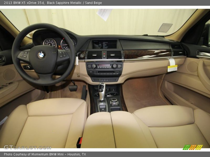 Black Sapphire Metallic / Sand Beige 2013 BMW X5 xDrive 35d