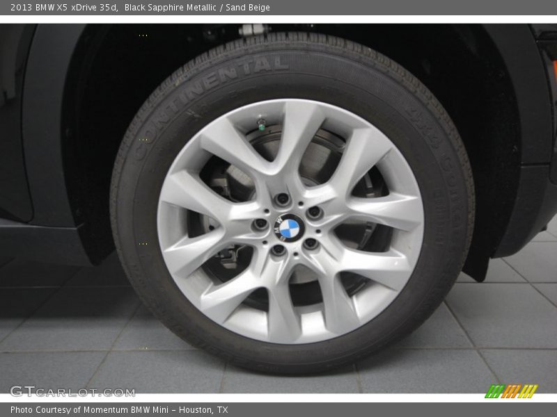 Black Sapphire Metallic / Sand Beige 2013 BMW X5 xDrive 35d