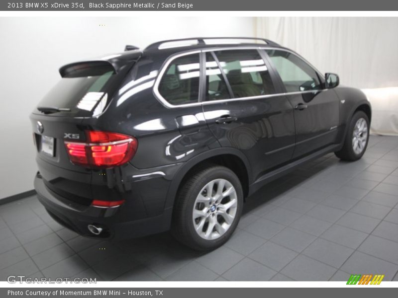 Black Sapphire Metallic / Sand Beige 2013 BMW X5 xDrive 35d