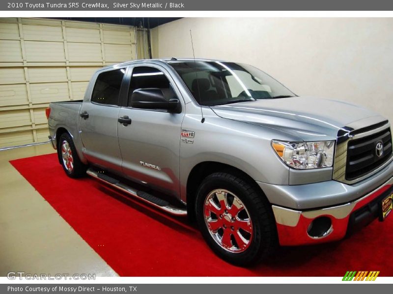 Silver Sky Metallic / Black 2010 Toyota Tundra SR5 CrewMax