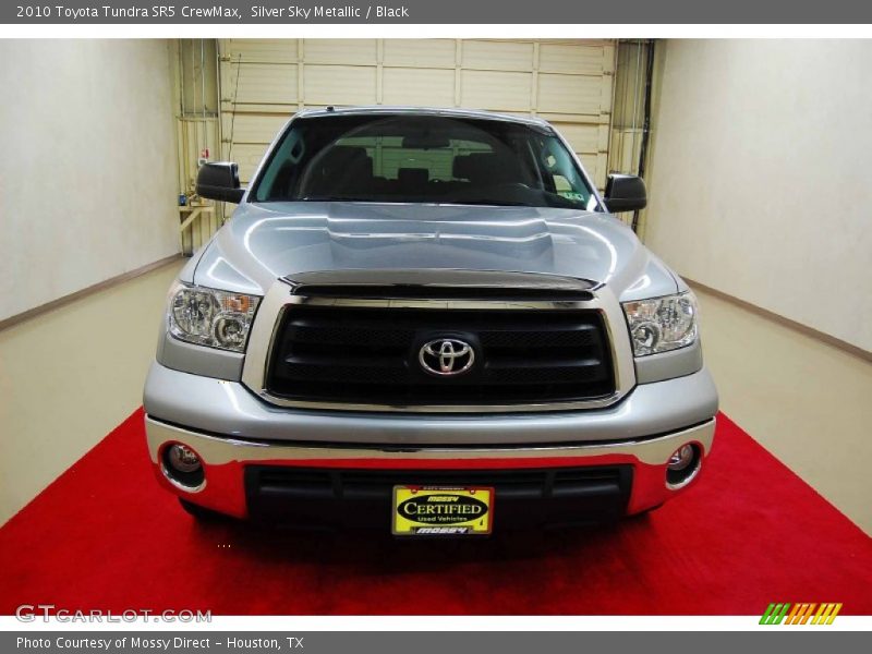 Silver Sky Metallic / Black 2010 Toyota Tundra SR5 CrewMax
