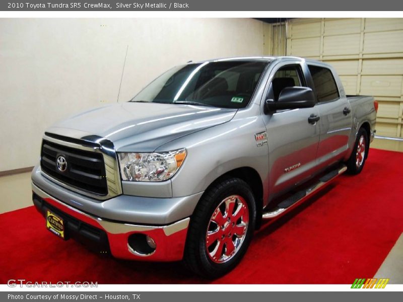 Silver Sky Metallic / Black 2010 Toyota Tundra SR5 CrewMax