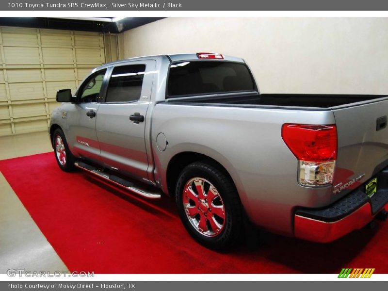 Silver Sky Metallic / Black 2010 Toyota Tundra SR5 CrewMax
