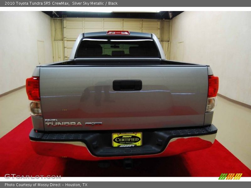 Silver Sky Metallic / Black 2010 Toyota Tundra SR5 CrewMax