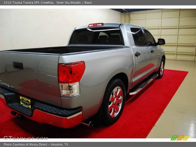 Silver Sky Metallic / Black 2010 Toyota Tundra SR5 CrewMax