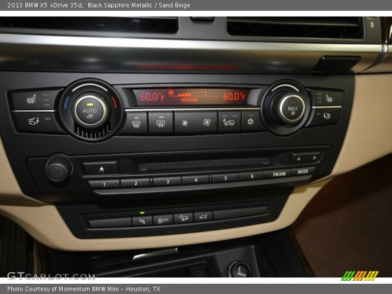 Black Sapphire Metallic / Sand Beige 2013 BMW X5 xDrive 35d
