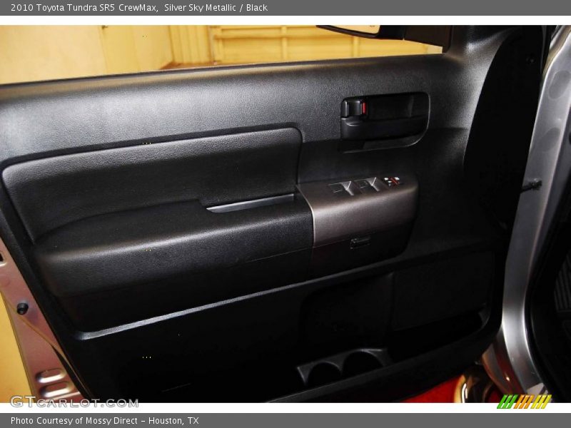 Silver Sky Metallic / Black 2010 Toyota Tundra SR5 CrewMax