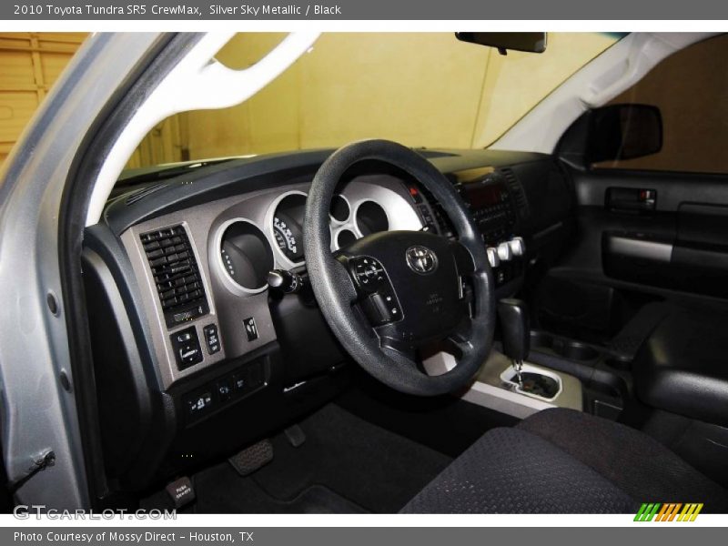 Silver Sky Metallic / Black 2010 Toyota Tundra SR5 CrewMax