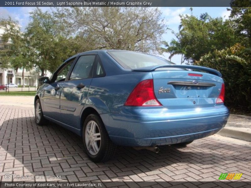 Light Sapphire Blue Metallic / Medium Graphite Grey 2001 Ford Focus SE Sedan
