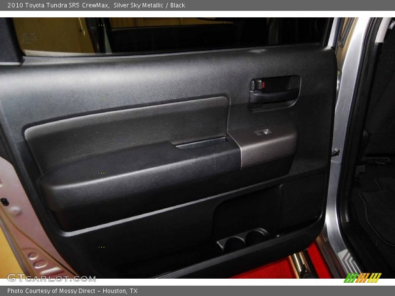 Silver Sky Metallic / Black 2010 Toyota Tundra SR5 CrewMax