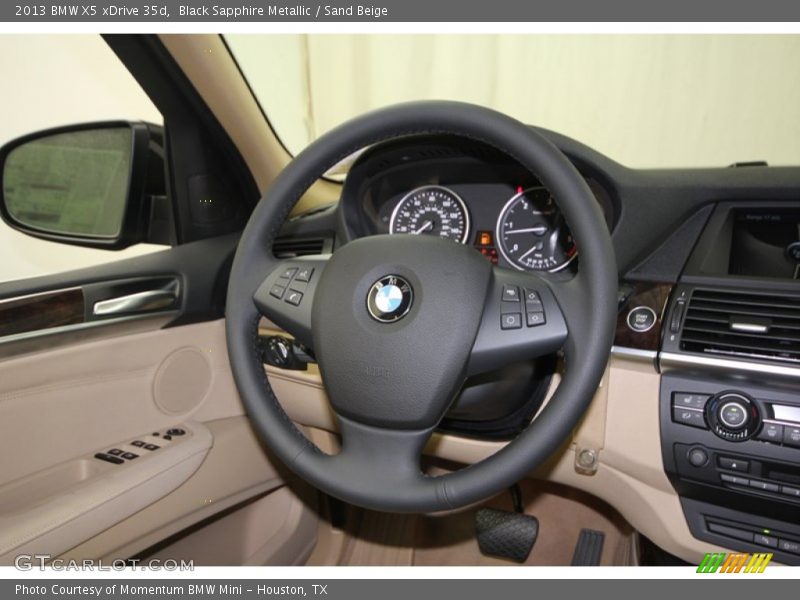 Black Sapphire Metallic / Sand Beige 2013 BMW X5 xDrive 35d