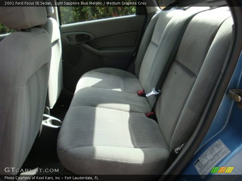 Light Sapphire Blue Metallic / Medium Graphite Grey 2001 Ford Focus SE Sedan