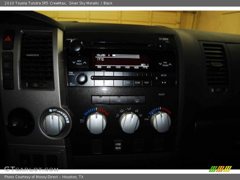 Silver Sky Metallic / Black 2010 Toyota Tundra SR5 CrewMax