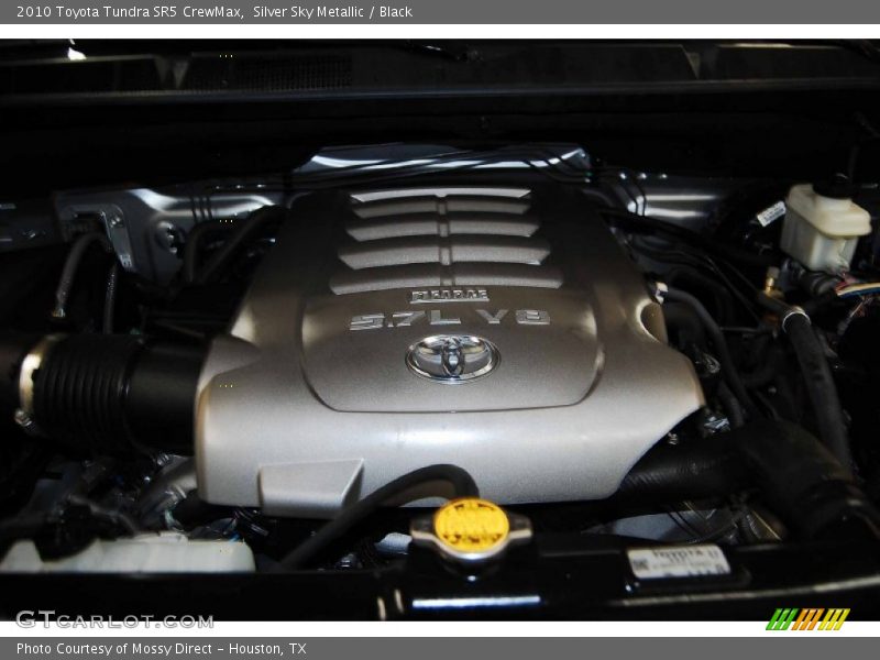 Silver Sky Metallic / Black 2010 Toyota Tundra SR5 CrewMax