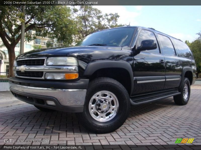 Black / Gray/Dark Charcoal 2004 Chevrolet Suburban 1500 LT