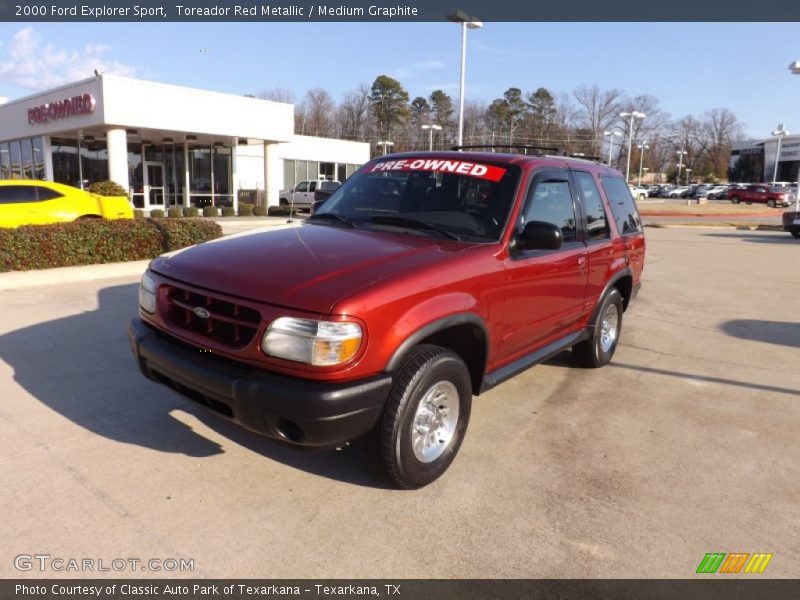 Toreador Red Metallic / Medium Graphite 2000 Ford Explorer Sport