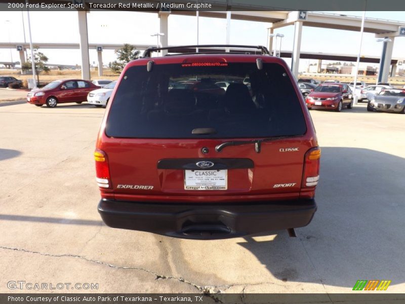 Toreador Red Metallic / Medium Graphite 2000 Ford Explorer Sport