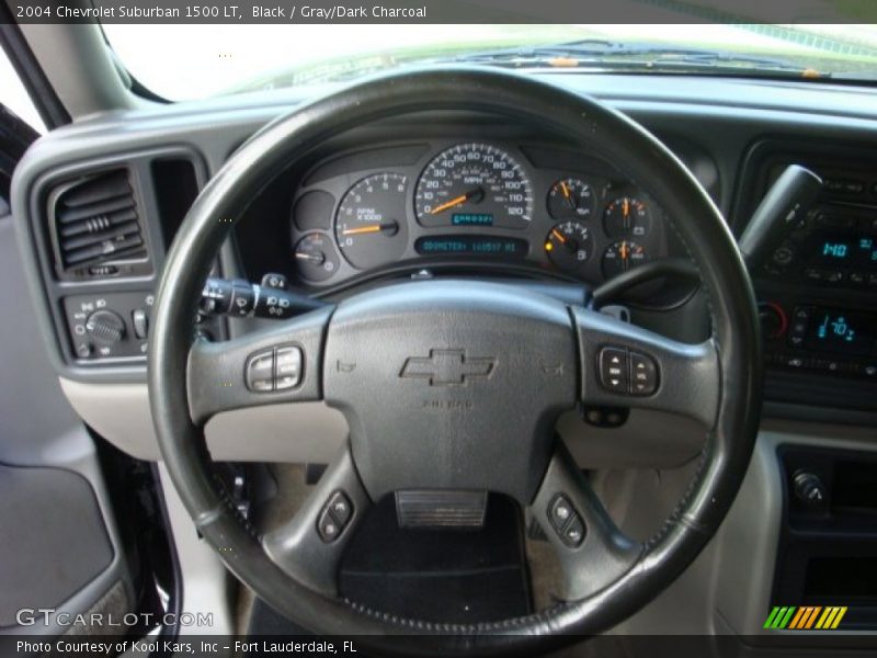 Black / Gray/Dark Charcoal 2004 Chevrolet Suburban 1500 LT