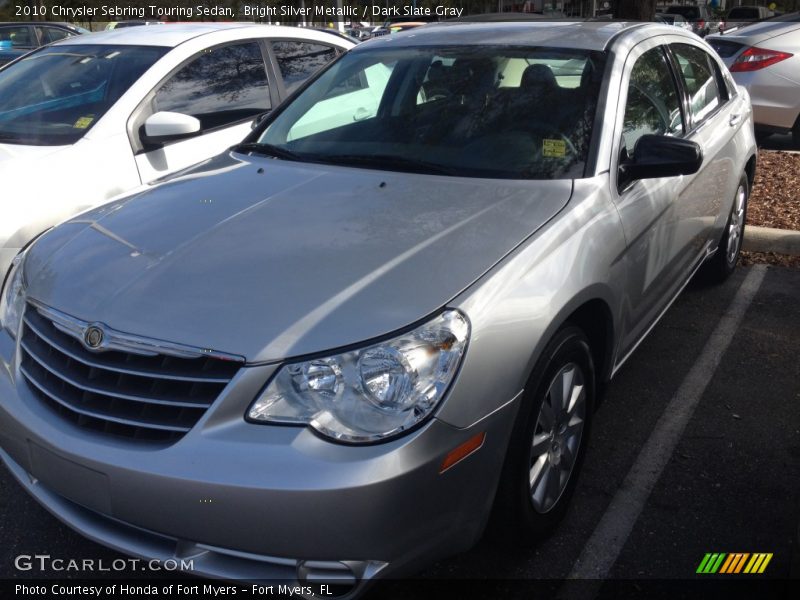 Bright Silver Metallic / Dark Slate Gray 2010 Chrysler Sebring Touring Sedan