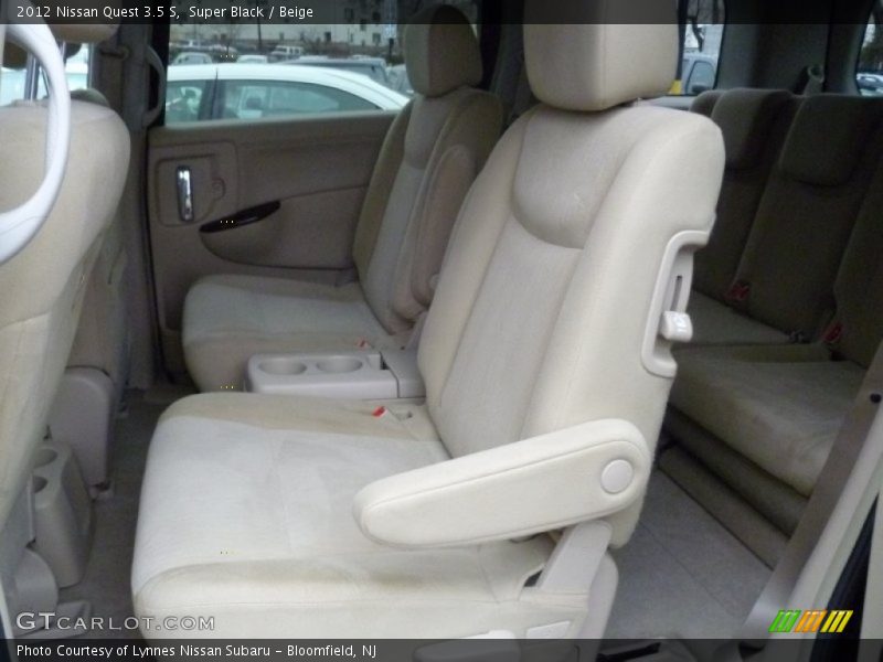 Super Black / Beige 2012 Nissan Quest 3.5 S
