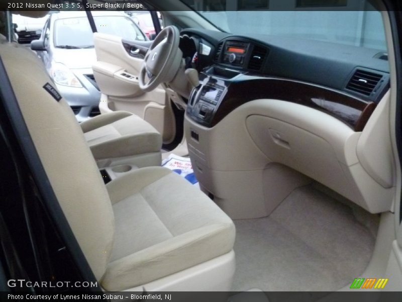 Super Black / Beige 2012 Nissan Quest 3.5 S