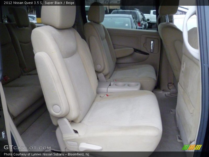 Super Black / Beige 2012 Nissan Quest 3.5 S