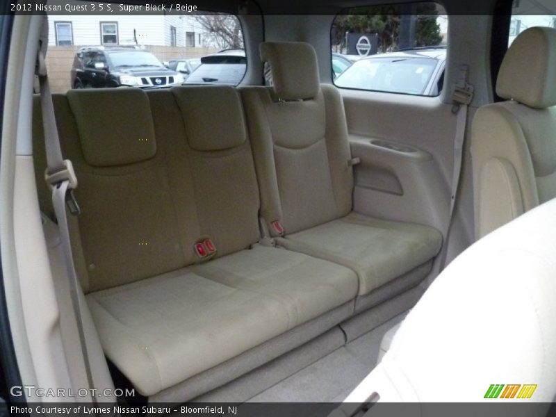 Super Black / Beige 2012 Nissan Quest 3.5 S