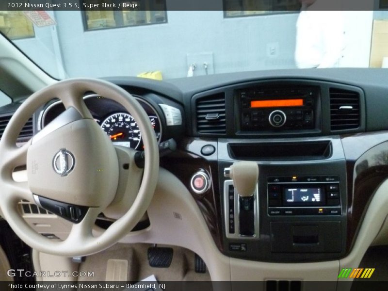 Super Black / Beige 2012 Nissan Quest 3.5 S