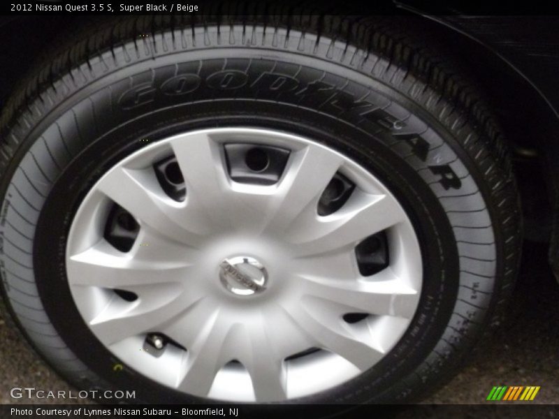 Super Black / Beige 2012 Nissan Quest 3.5 S