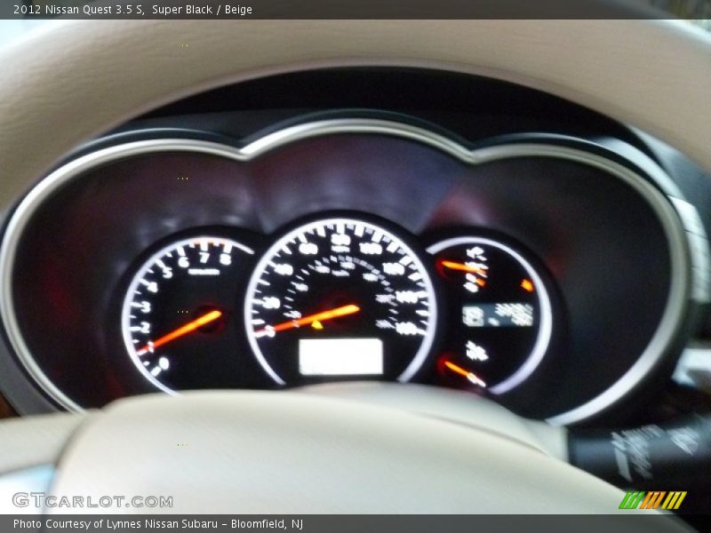 Super Black / Beige 2012 Nissan Quest 3.5 S