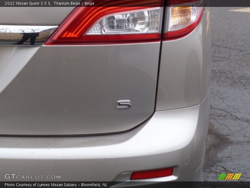 Titanium Beige / Beige 2012 Nissan Quest 3.5 S
