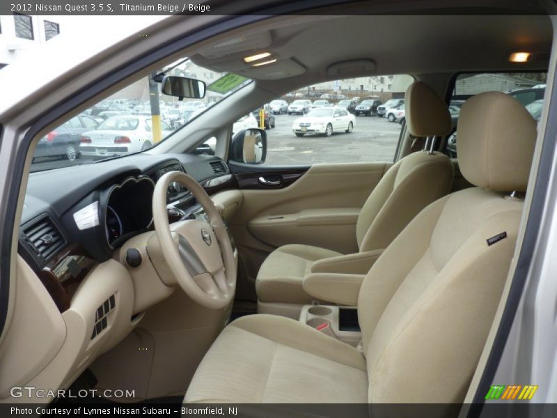 Titanium Beige / Beige 2012 Nissan Quest 3.5 S
