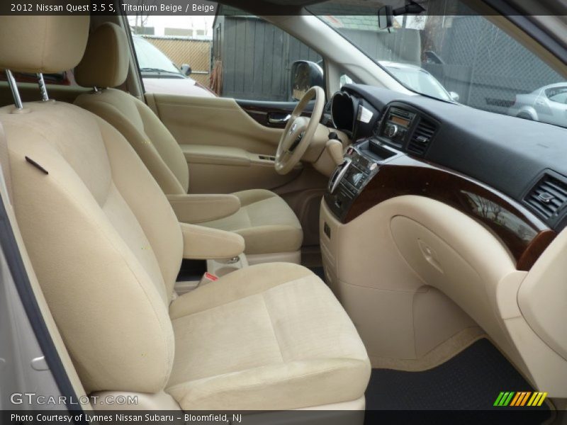 Titanium Beige / Beige 2012 Nissan Quest 3.5 S