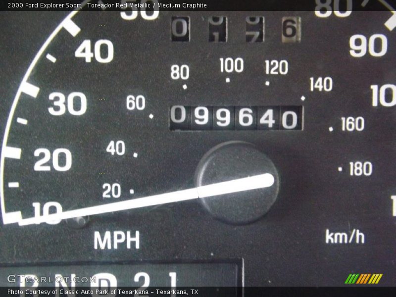 Toreador Red Metallic / Medium Graphite 2000 Ford Explorer Sport