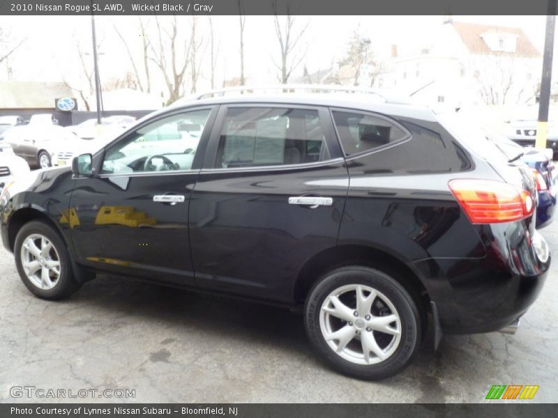 Wicked Black / Gray 2010 Nissan Rogue SL AWD