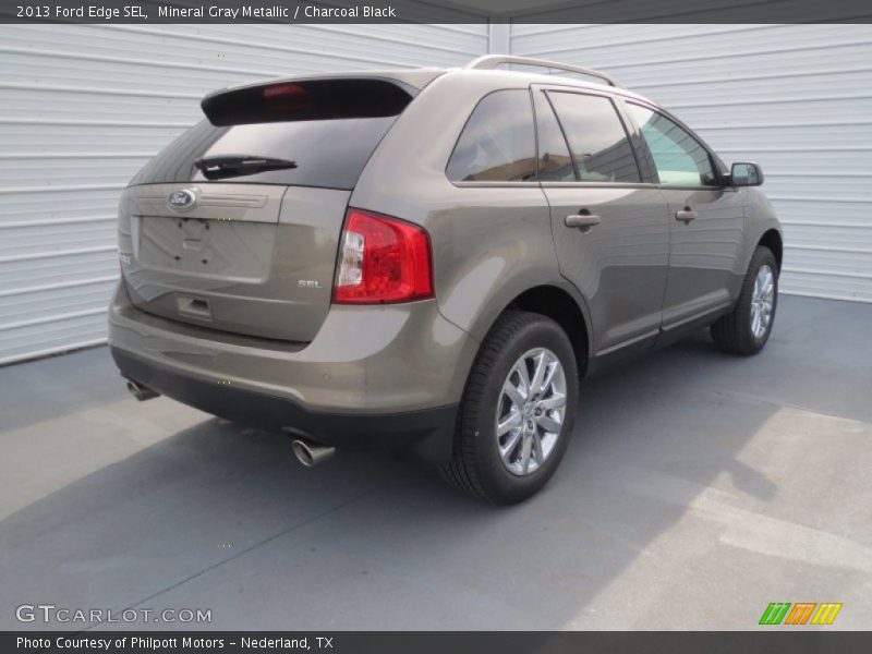 Mineral Gray Metallic / Charcoal Black 2013 Ford Edge SEL