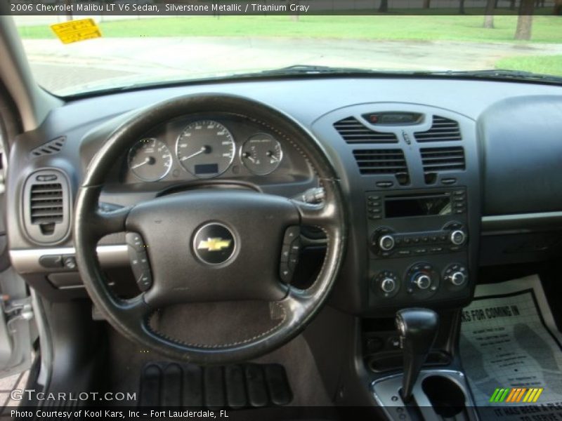 Silverstone Metallic / Titanium Gray 2006 Chevrolet Malibu LT V6 Sedan